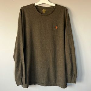 Hunter Green Polo Ralph Lauren long sleeve Tshirt - XL